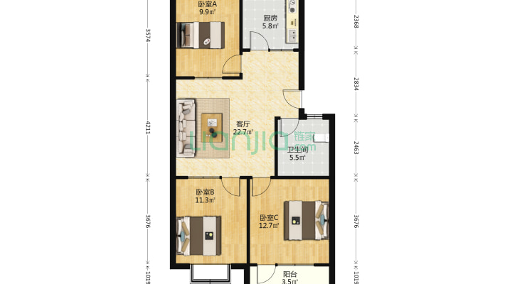 益丰园二手房实景图
