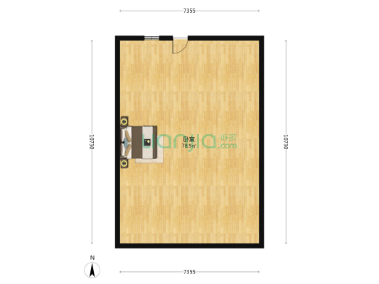 东盛大厦 1室0厅0卫 74平方