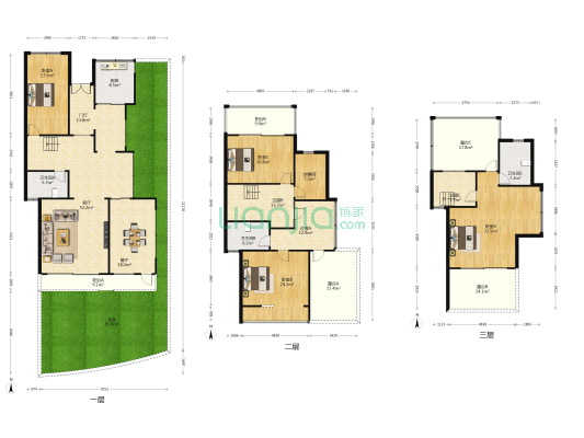 冠城·青秀庭院 4室2厅3卫 357平方