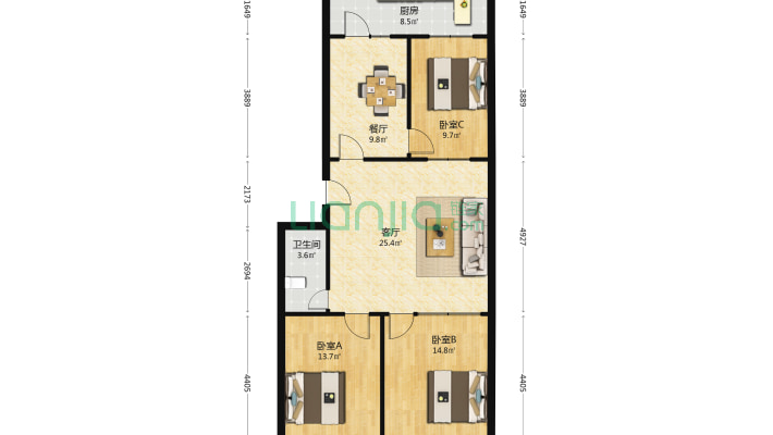 县联社住宅小区二手房实景图