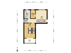 桃园户口，70年大产权，单位房，税费低，集中供暖。-涿州三处家属院户型图