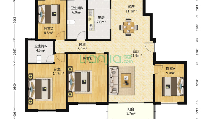 祝安苑二手房实景图