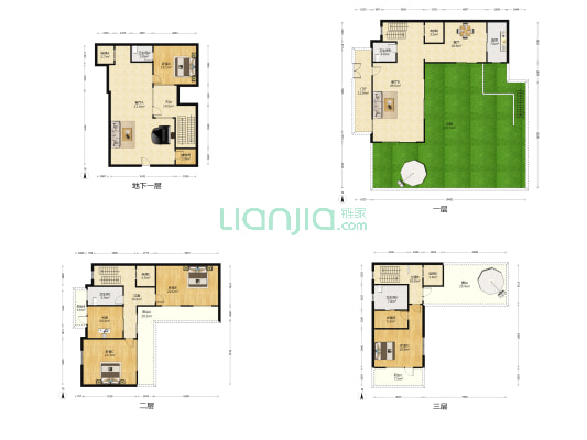 仁恒凤凰山居 5室3厅4卫 292平方