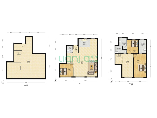 新塘里 3室1厅4卫 325平方