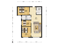 鸿坤理想湾  中高楼层三居  带装修满二-涿州鸿坤理想湾南区户型图