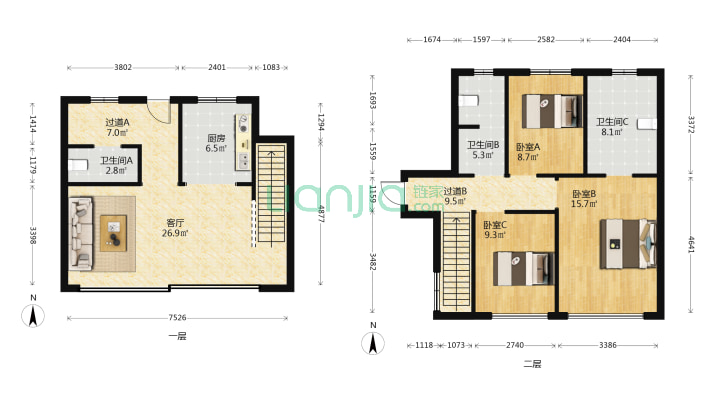 新城海棠晓月二手房实景图