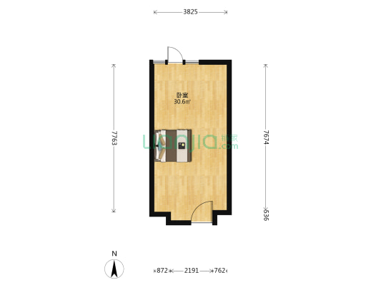 淮安宝龙天地 1室0厅0卫 42平方