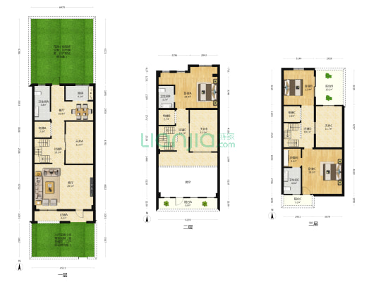 联发·橄榄墅 3室2厅3卫 184平方