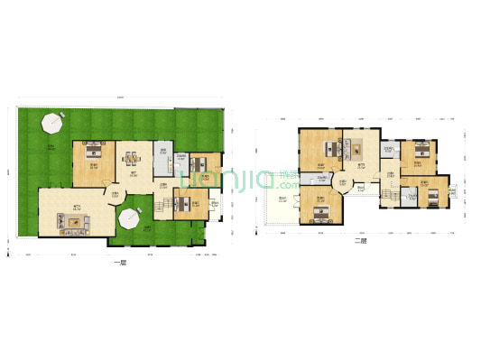 麓山国际圆石滩 7室3厅4卫 367平方