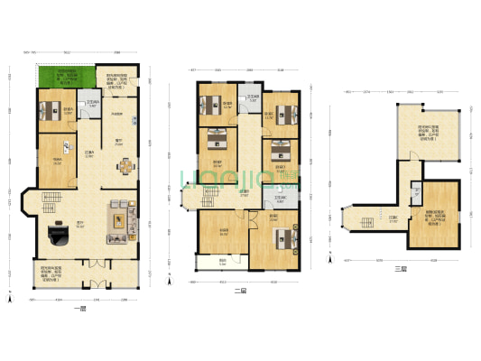 锦绣东苑 8室2厅4卫 216平方