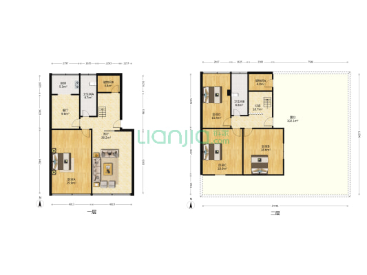 开磷百花小区 4室2厅2卫 195平方