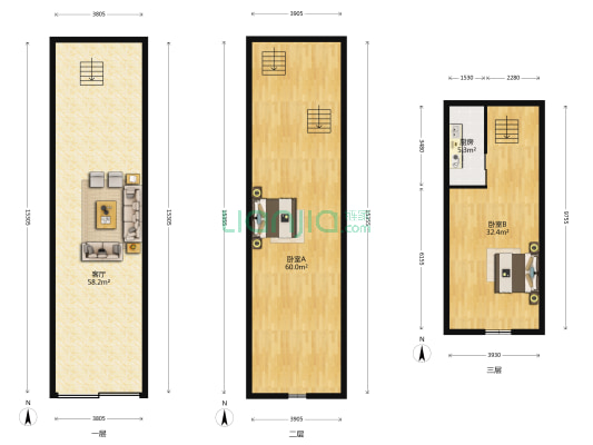 佳利商城 2室1厅0卫 137平方
