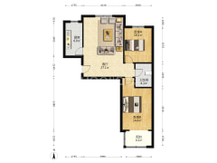 有证可贷款 位于华阳路 地段好 三义西丁步行接孩子-涿州联合一号院户型图
