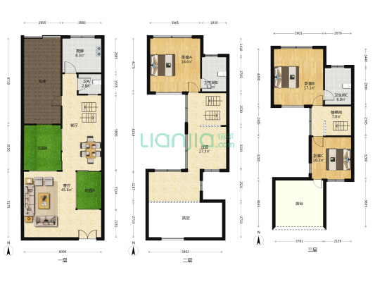 同里人家 3室1厅3卫 182平方
