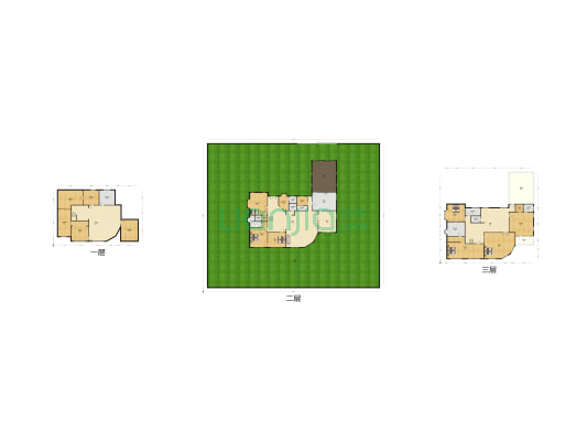 净月名仕山庄B区 7室2厅10卫 596平方