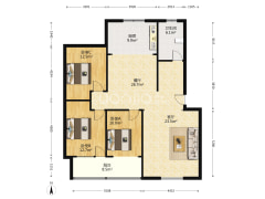 单位房   没公摊  实用面积-涿州保定第二中心医院住宅小区户型图