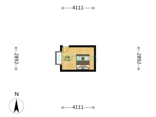 跳蹬河北路185号 1室0厅0卫 120平方