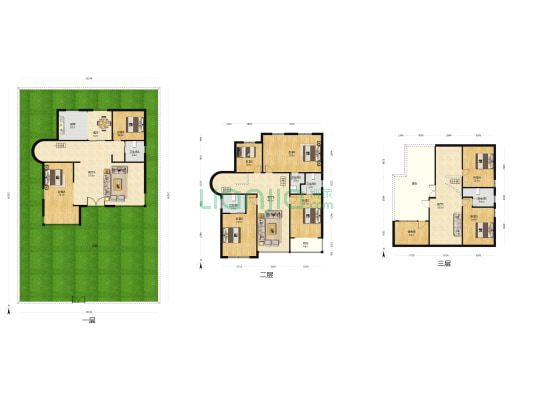 灵岩花园别墅 8室4厅5卫 286平方