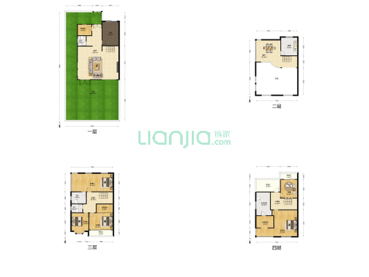 翡翠山莊 5室2厅4卫 288平方