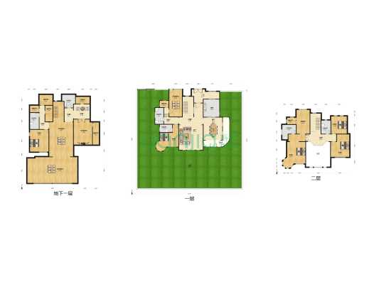 金海依云小镇 9室2厅6卫 301平方