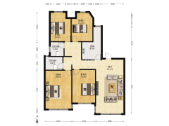 纯洋房社区户型合理居住舒服交通便利建业品质物业-驻马店天中红园户型图