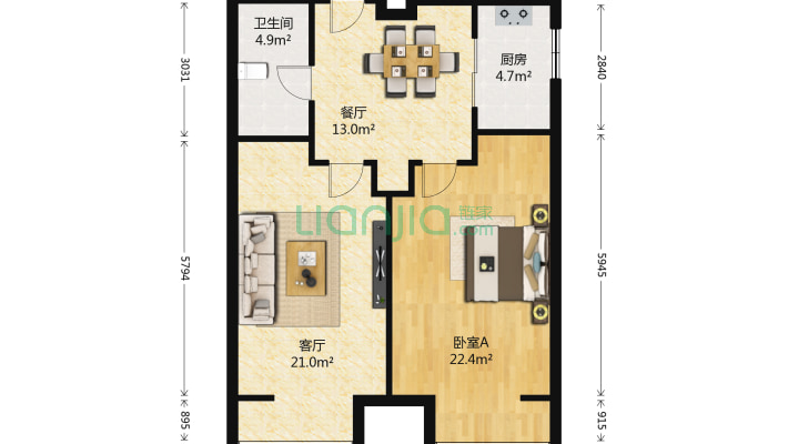 东一时区二手房实景图