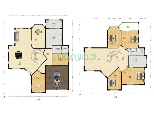 建德南郊别墅 6室2厅5卫 358平方