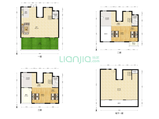 保集湖海塘庄园 4室1厅5卫 230平方
