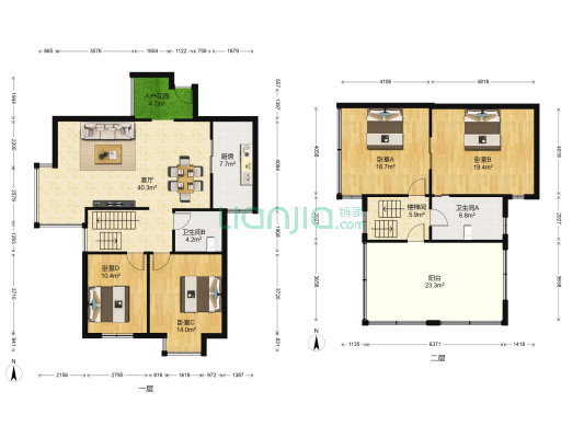 棕榈南岸 4室1厅2卫 142平方