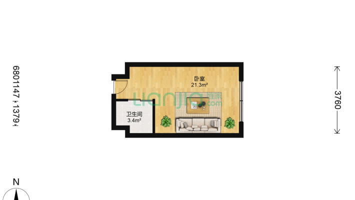 可乐公寓二手房实景图