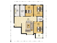 联合七号院 3室1厅 南 北-涿州联合七号院户型图