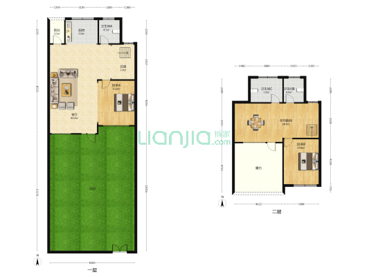 卧虎山庄 3室1厅3卫 150平方