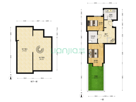新湖美丽洲 2室1厅1卫 62平方
