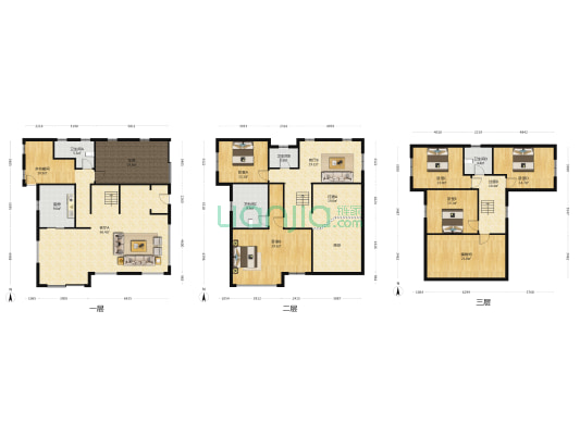 名豪山庄 6室2厅4卫 307平方