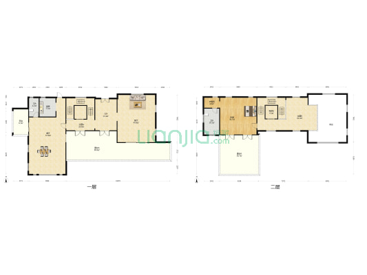 东部华侨城天麓八区 1室2厅2卫 345平方