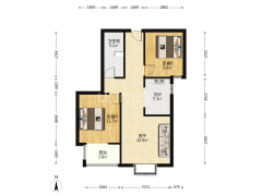 联合七号院，毛坯房，看房有钥匙，视野好采光好-涿州联合七号院户型图