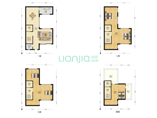 泰禾桂山院子 3室1厅1卫 179平方
