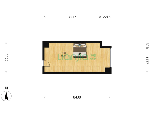 万贯国际贸易大平台 1室0厅0卫 47平方