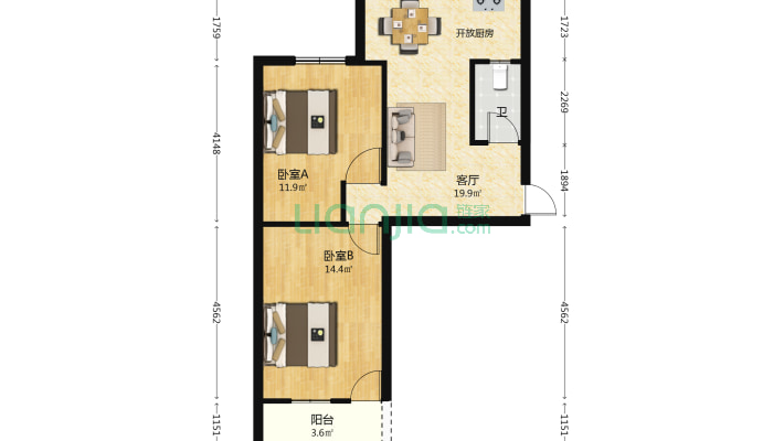 耐火厂宿舍二手房实景图