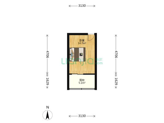 御景国际 1室0厅0卫 119平方