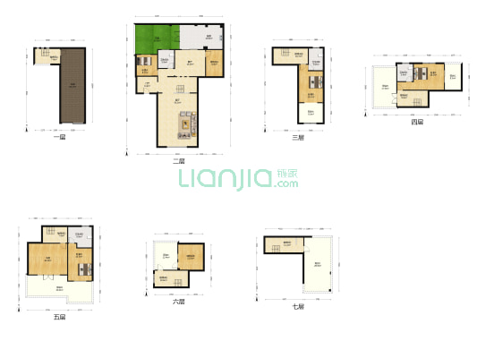 聚贤逸居 5室2厅4卫 265平方