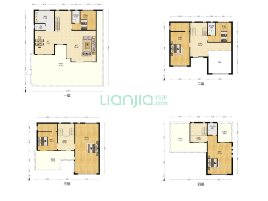 张家边一村 6室2厅4卫 325平方