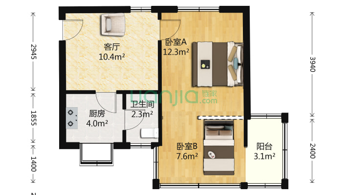 黄孝北路48到58号二手房实景图