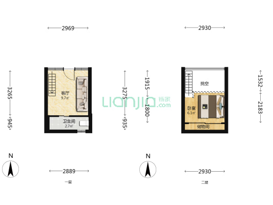 崔府夹道 1室1厅1卫 17平方