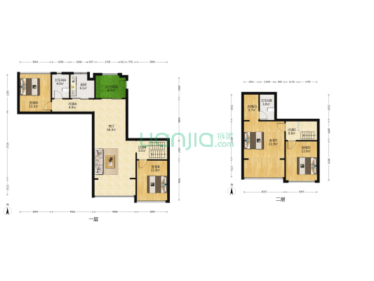 中冶·逸璟台 4室1厅2卫 138平方