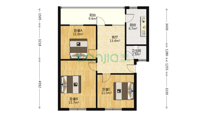 育才路84号二手房实景图