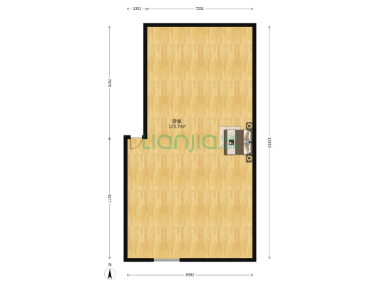 祥和花园 1室0厅0卫 227平方