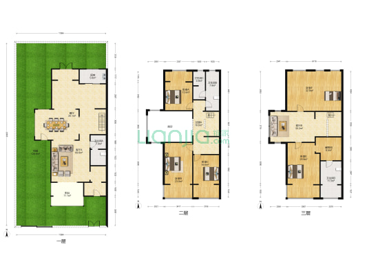 金地长湖湾 5室3厅4卫 217平方