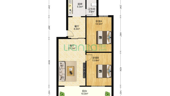 天涯石南街36号二手房实景图
