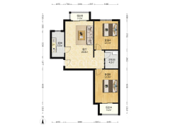 名流美域  南北两居  满五唯一  诚意出售-涿州名流美域户型图